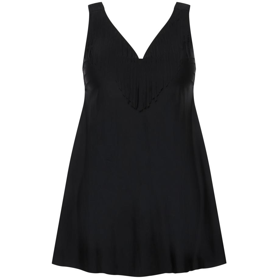 Ulla Popken Ulla Popken Badpakjurk zwart -