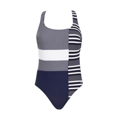 Vivid VIVID Badpak navy / wit