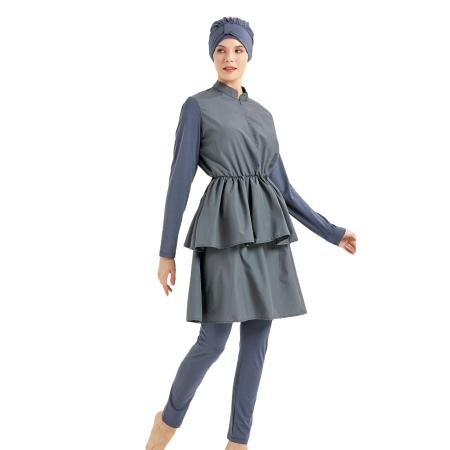 C&City C&City Badpakjurk Hijab duifblauw