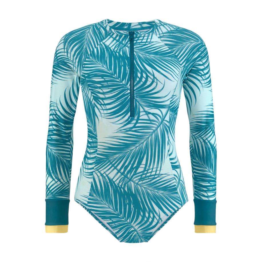 Lascana LASCANA ACTIVE Sportbadpak cyaan blauw / lichtblauw / petrol / wit -