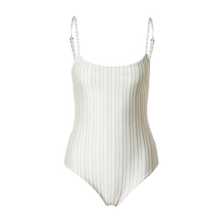 Samsøe & Samsøe Samsøe Samsøe Badpak Leah lichtgroen / wit