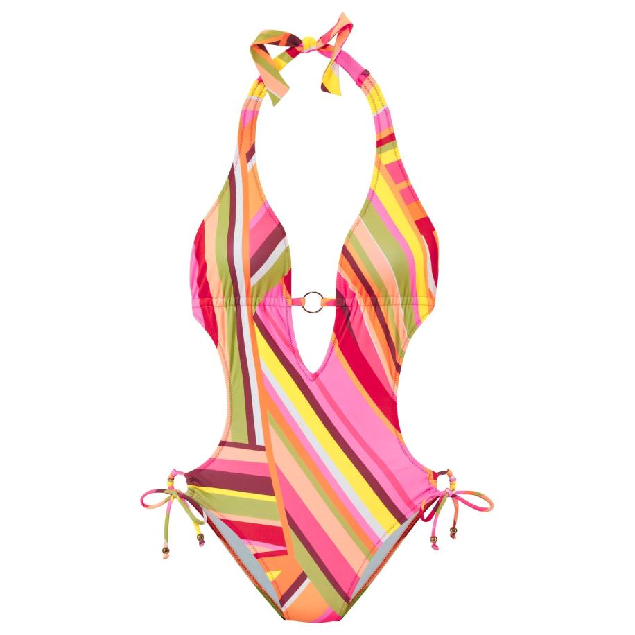 Bruno Banani Bruno Banani Badpak geel / groen / oranje / rosa -