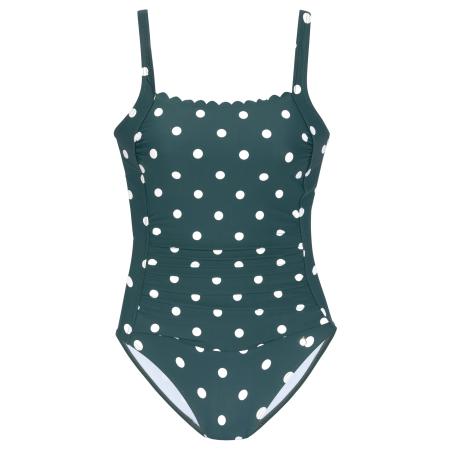 Lascana LASCANA Badpak smaragd / jade groen / spar / wit