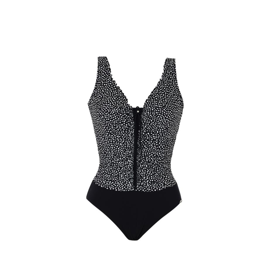 Sunflair SUNFLAIR Badpak zwart / wit -