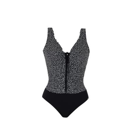 Sunflair SUNFLAIR Badpak zwart / wit