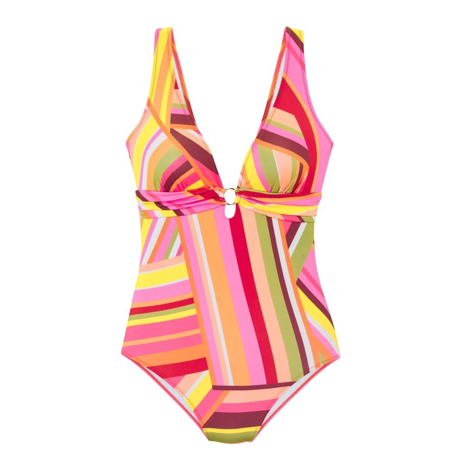 Bruno Banani Bruno Banani Badpak geel / oranje / abrikoos / pink -