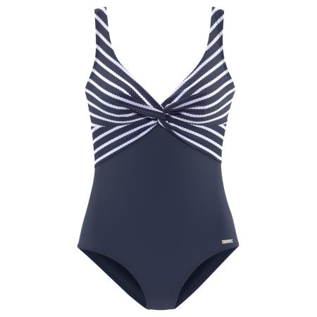 Lascana LASCANA Badpak navy / wit