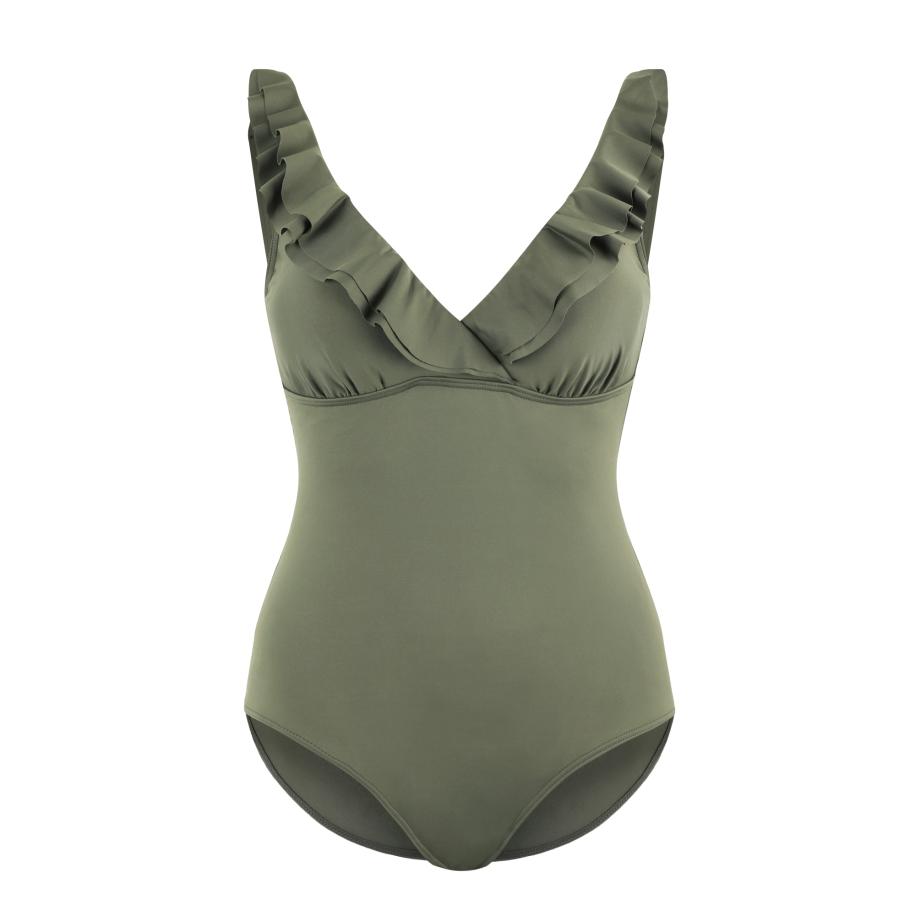 Jette JETTE Badpak olijfgroen Zwart