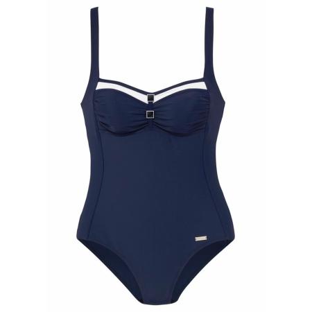 Lascana LASCANA Shaping-badpak navy / wit