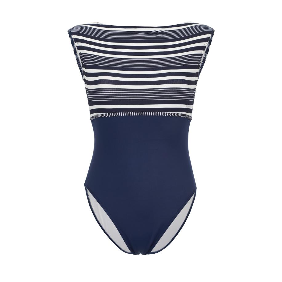 Vivid VIVID Badpak donkerblauw / wit -