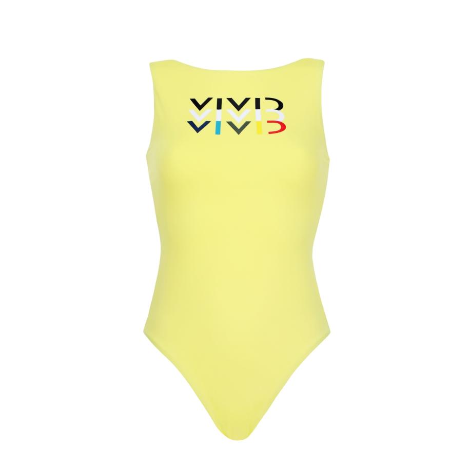 Vivid VIVID Badpak geel / rood / zwart / wit -