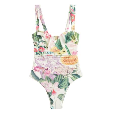 Next Next Badpak crème / geel / groen / lichtroze