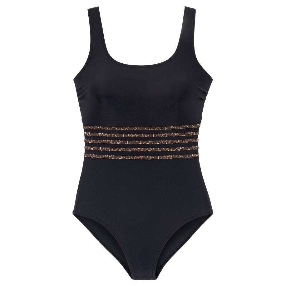 Lascana LASCANA Badpak beige / bruin / zwart -