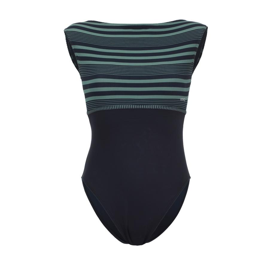 Vivid VIVID Badpak donkerblauw / groen -