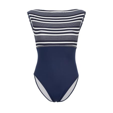 Vivid VIVID Badpak donkerblauw / wit