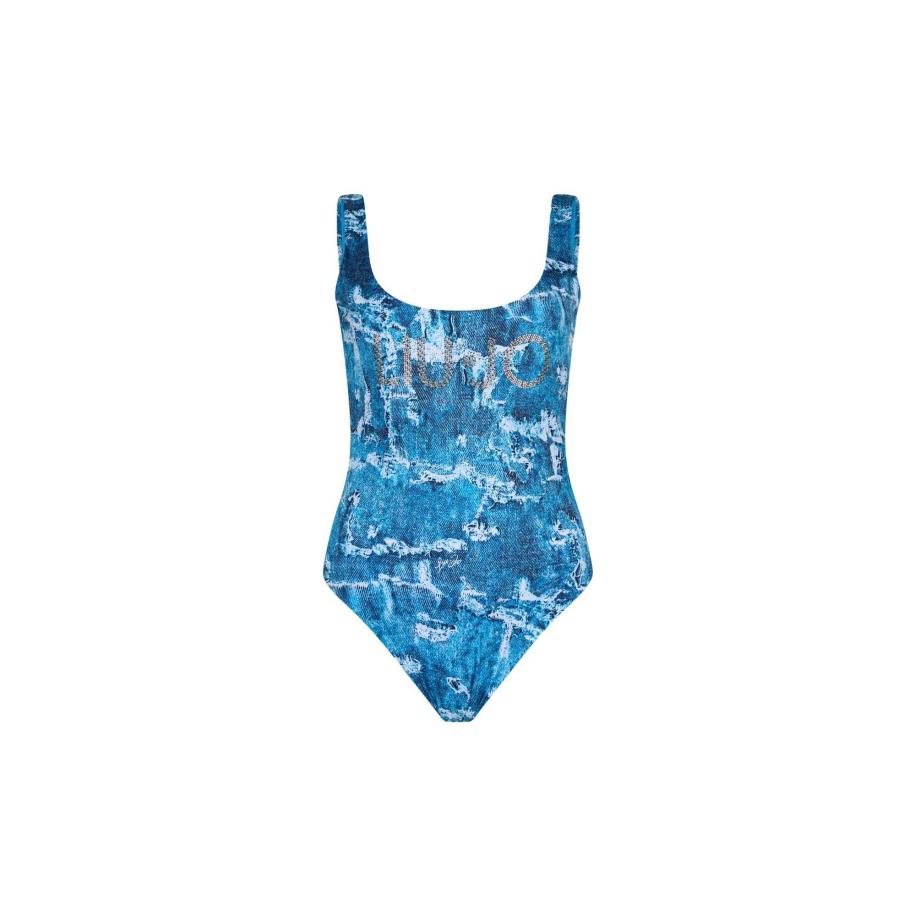 Liu Jo Liu Jo Badpak blauw / offwhite -