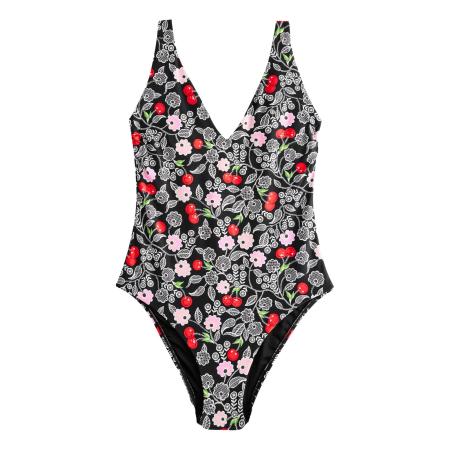 Next Next Badpak Cath Kidston rosa / kersrood / zwart / wit