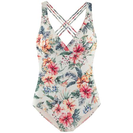 Lascana LASCANA Badpak crème / marine / pastelgroen / oranje