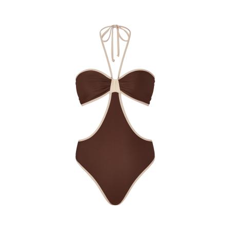 Moda Minx Moda Minx Badpak beige / bruin