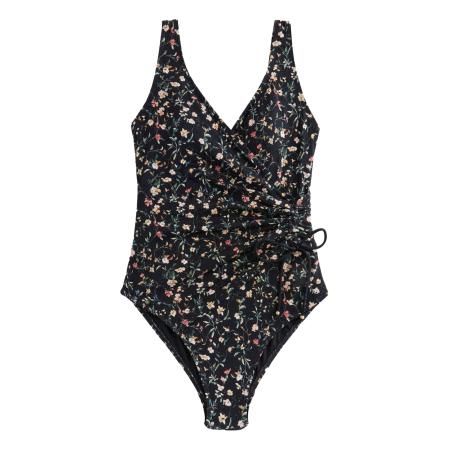 Next Next Badpak groen / oranje / zalm roze / zwart