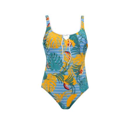 Vivid VIVID Badpak lichtblauw / goudgeel / rood / wit