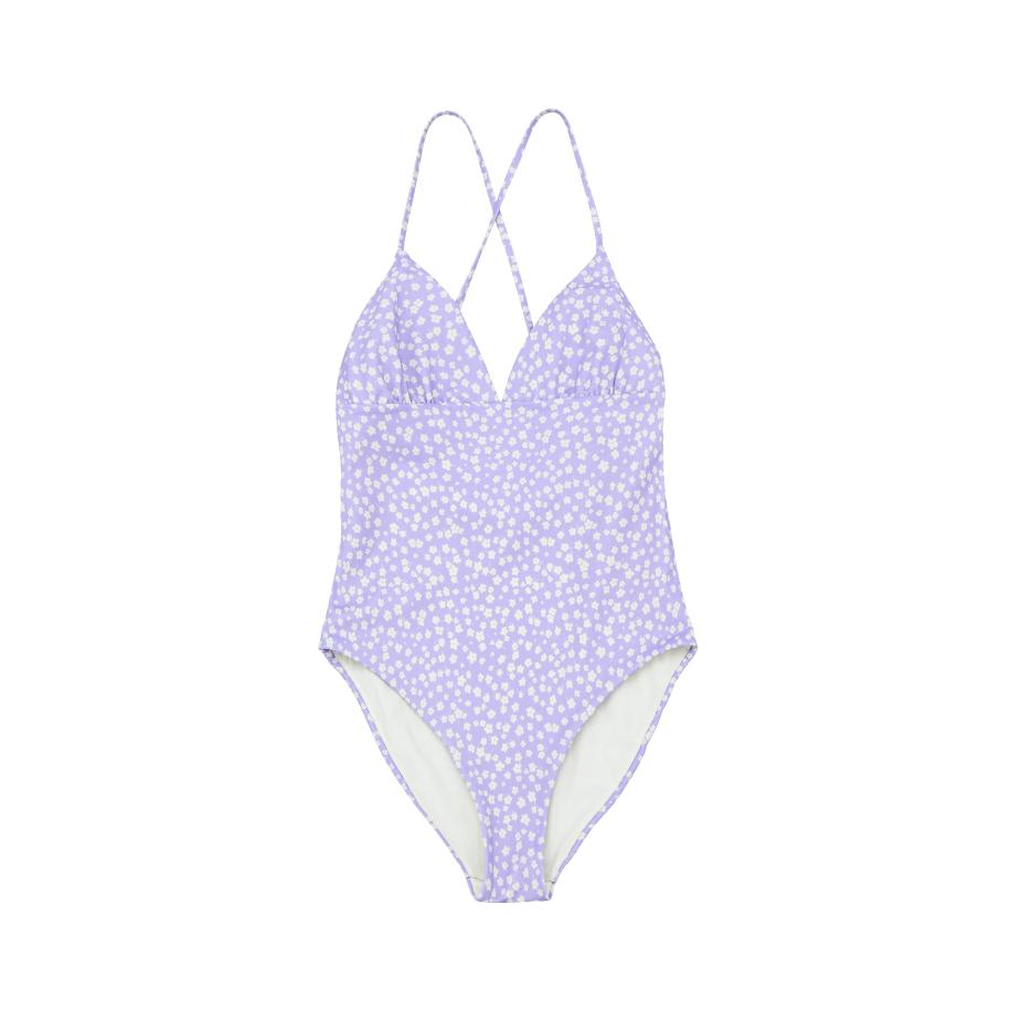 EDITED EDITED Badpak Ona lila / wit -