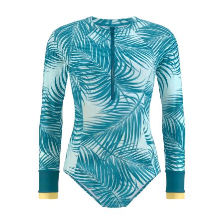 Lascana LASCANA ACTIVE Sportbadpak cyaan blauw / lichtblauw / petrol / wit