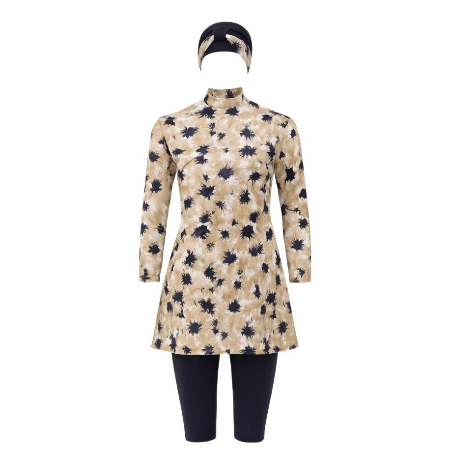 C&City C&City Badpak ecru / navy / wit -