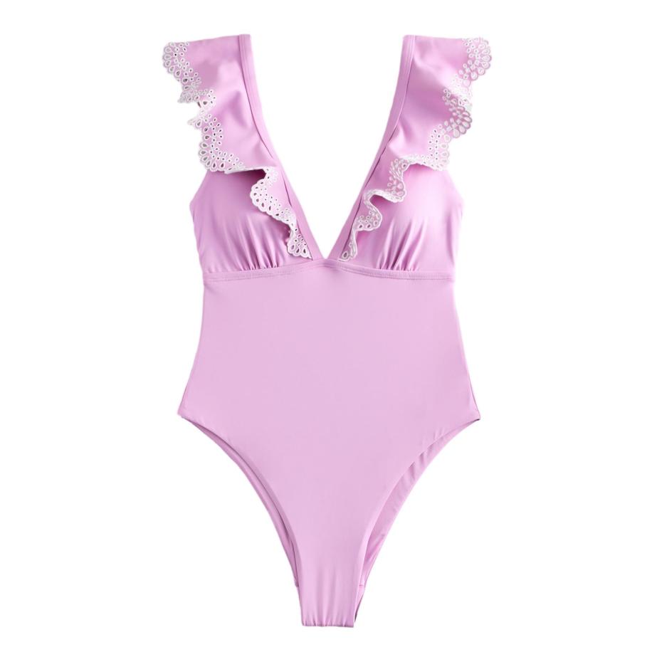 Next Next Badpak orchidee / wit -