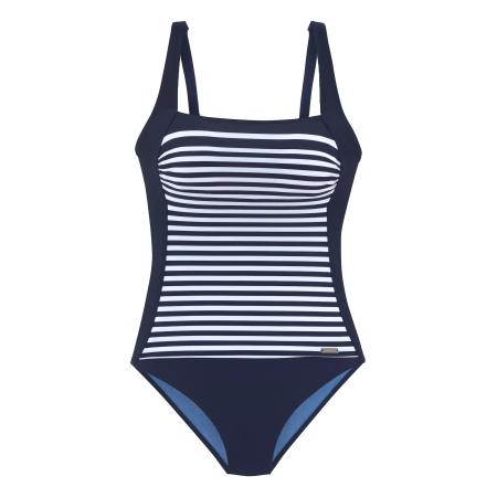 Lascana LASCANA Badpak marine / wit