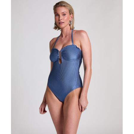 Hunkemöller Sardinia bandeau badpak Blauw