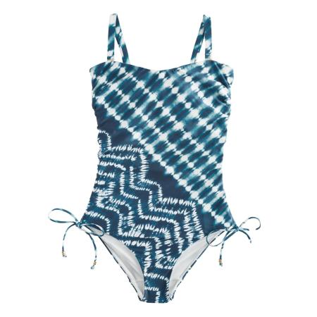 Next Next Badpak navy / cyaan blauw / wit