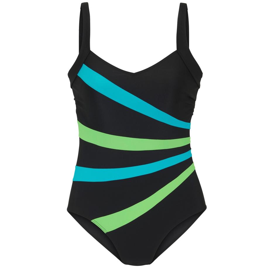 Lascana LASCANA Badpak blauw / groen / zwart -