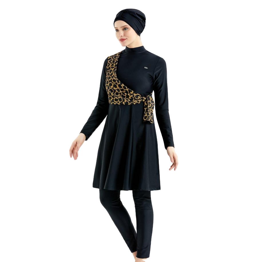 C&City C&City Badpakjurk karamel / zwart -