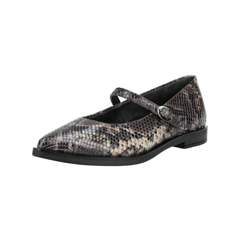 Paul Green Paul Green Ballerina met riempjes beige / bruin -