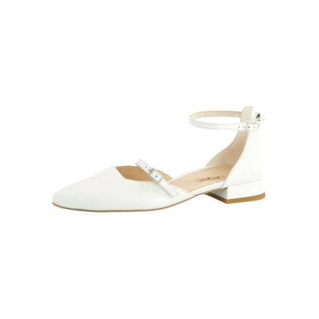 Paul Green Paul Green Ballerina met riempjes lichtbeige
