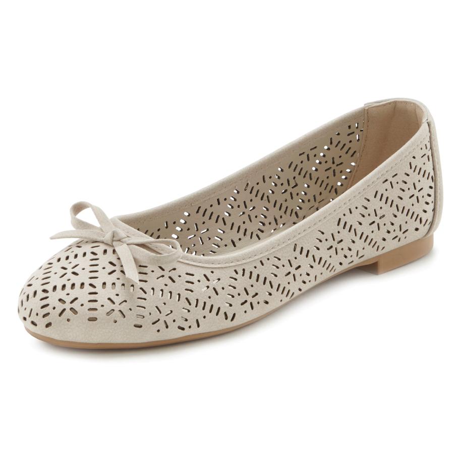 Lascana LASCANA Ballerina beige -