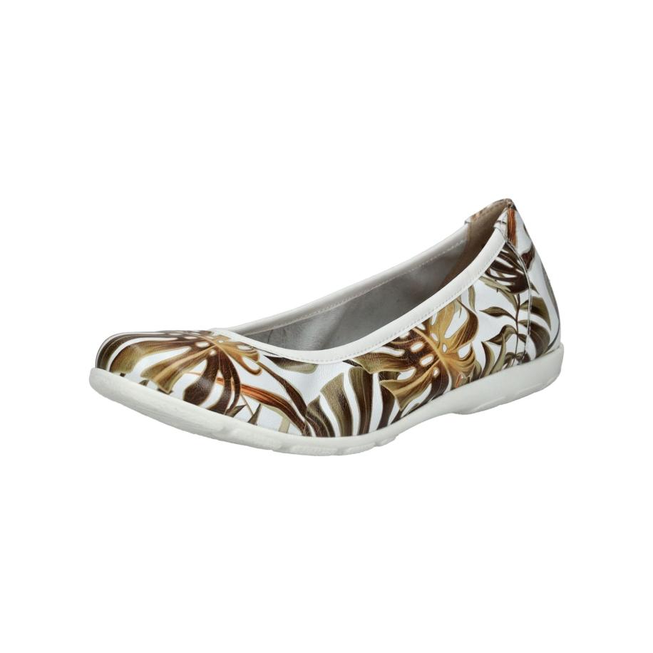 Caprice CAPRICE Ballerina chamois / bruin / kaki / wit -