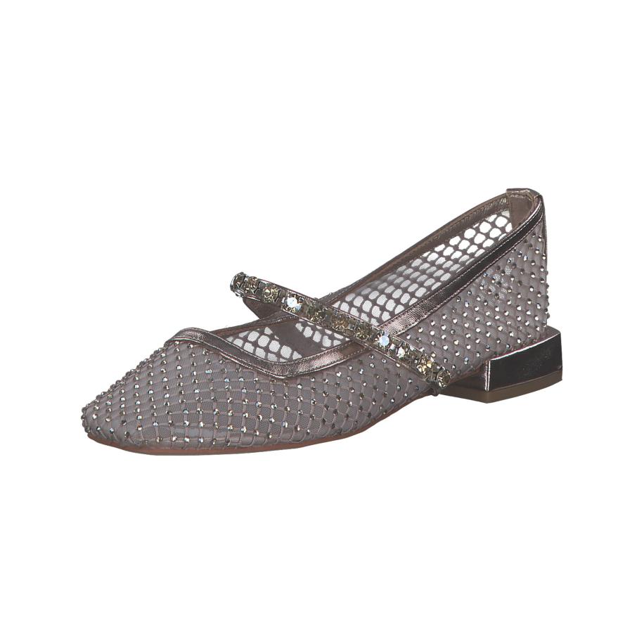 Alma en Pena Alma En Pena Ballerina met riempjes brons -