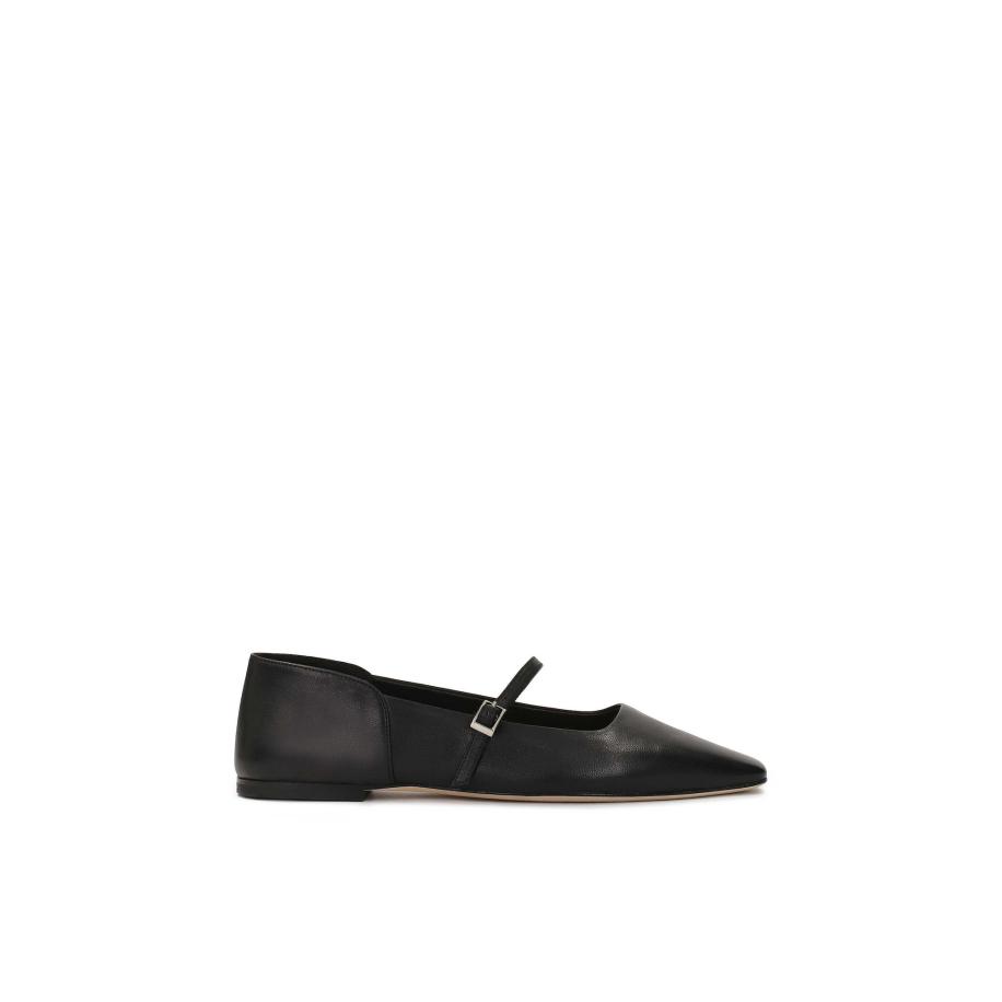 Kazar Kazar Studio Ballerina met riempjes zwart -