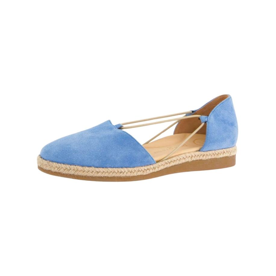 Paul Green Paul Green Ballerina met riempjes blauw -