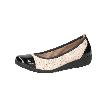 Caprice CAPRICE Ballerina beige / zwart