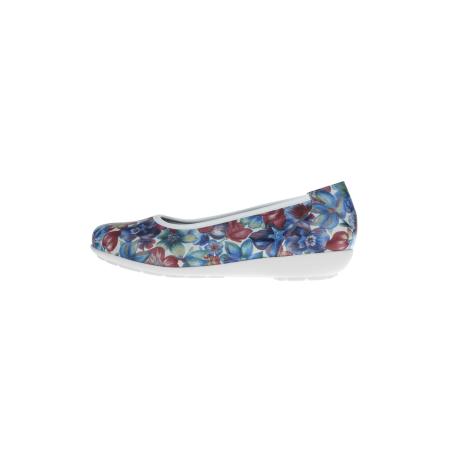 Natural Feet Natural Feet Ballerina Carola blauw / wit