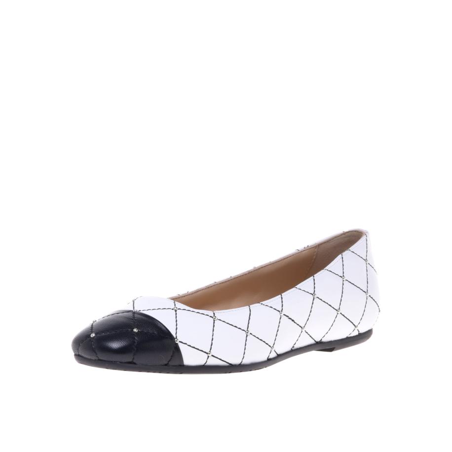 Baldinini BALDININI Ballerina zwart / zilver / wit -