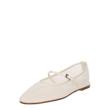 Steve Madden STEVE MADDEN Ballerina met riempjes Mash wolwit