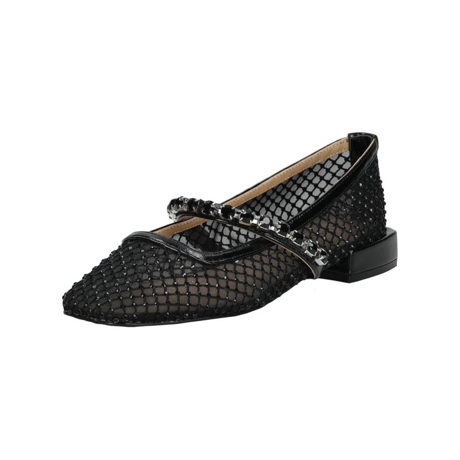 Alma en Pena Alma En Pena Ballerina met riempjes zwart -