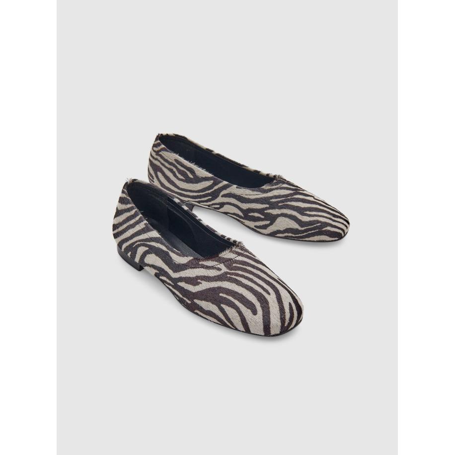 EDITED EDITED Ballerina Zuri zwart / wit -