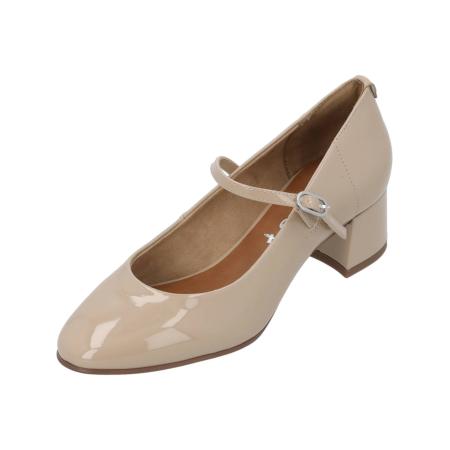 Tamaris Tamaris Ballerina met riempjes 22312 beige