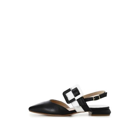 CAFèNOIR CAFè NOIR Ballerina zwart / wit