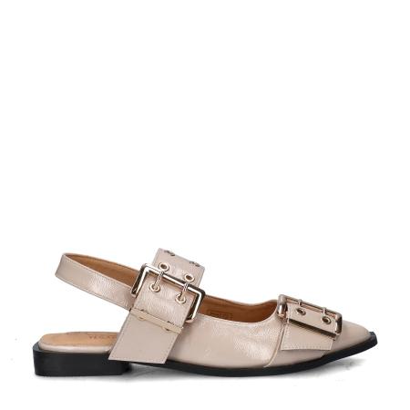 Nelson ballerinas & instappers Bruin 483378